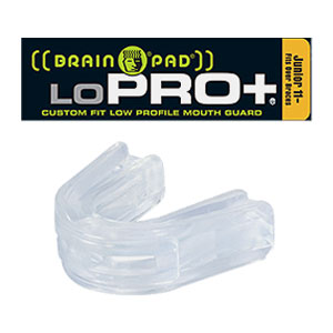 Brain-Pad LoPRO+Plus Mouth Guard - Junior Size - Clear